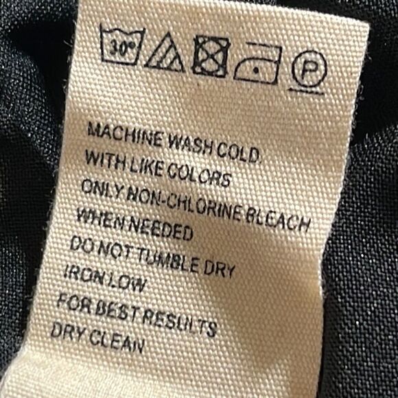 Mo:vint New York Dress Womens Sz Small velvet Black spaghetti strap Boho Gothic - Picture 11 of 12